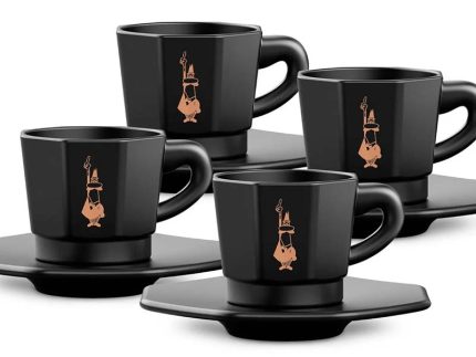 Bialetti-ს რვაკუთხა ჭიქების ნაკრები
