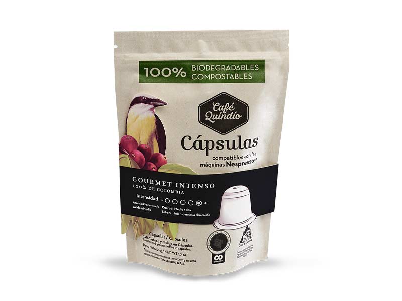 cafe quindio intenso yavis kapsulebi Café Quindio GOURMET INTENSO კაფსულები