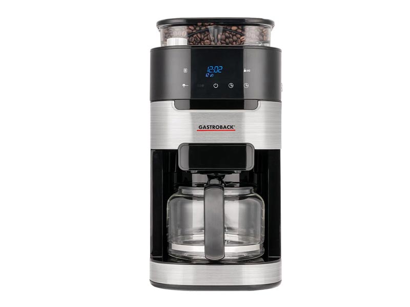 COFFEE MACHINE GRIND & BREW PRO ფილტრის ყავის აპარატი ჩამონტაჟებული საფქვავით GASTROBACK 42711