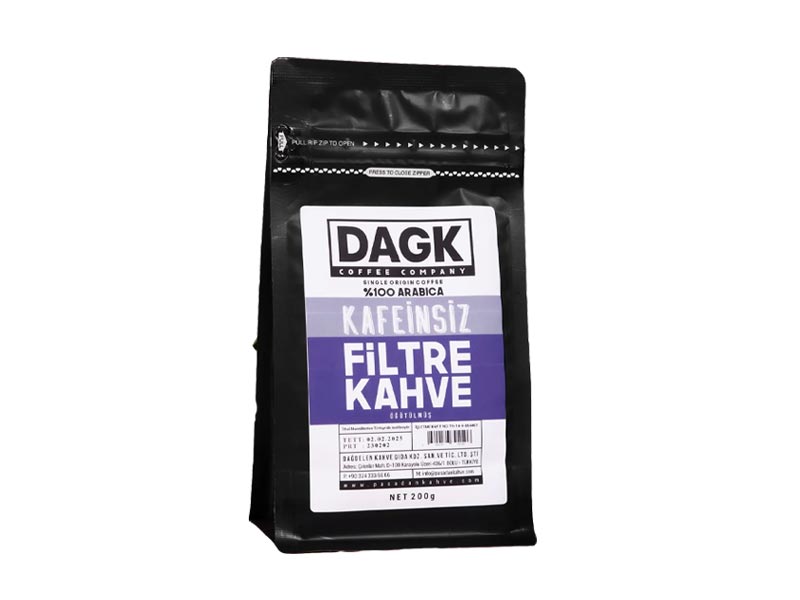 dagk dafqvili yava 200g DAGK უკოფეინო დაფქვილი ყავა