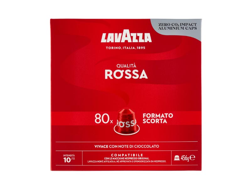 lavazza qualita rossa 80 capsules.png Lavazza Qualità Rossa 80x კაფსულა